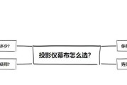 红叶投影仪幕布如何放下？操作步骤是什么？