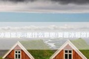 夏普冰箱显示E6的原因及维修方法（探究夏普冰箱显示E6故障的原因）