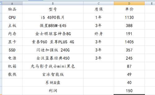 电脑配置推荐配置图如何解读？如何根据配置图选择合适的电脑？