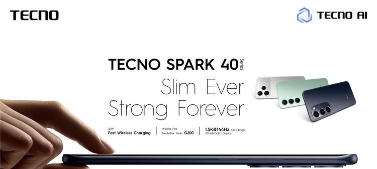 轻薄实力派 |TECNO SPARK40系列发布，越级体验，一步到位
